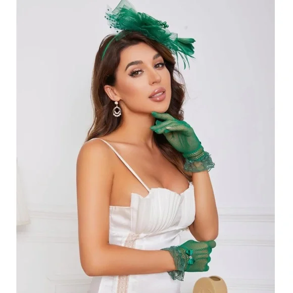 Kentucky Derby Hat with Gloves Accessories | Kentucky Derby Hat With Gloves | Poshmark main image 2